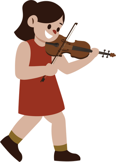 Girl Playing Violin